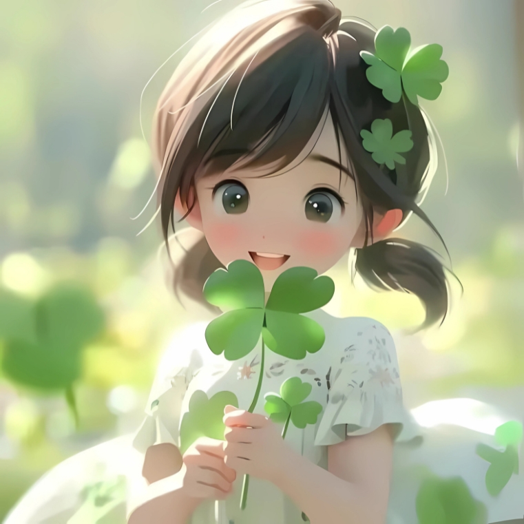 Avatar cỏ 4 lá may mắn