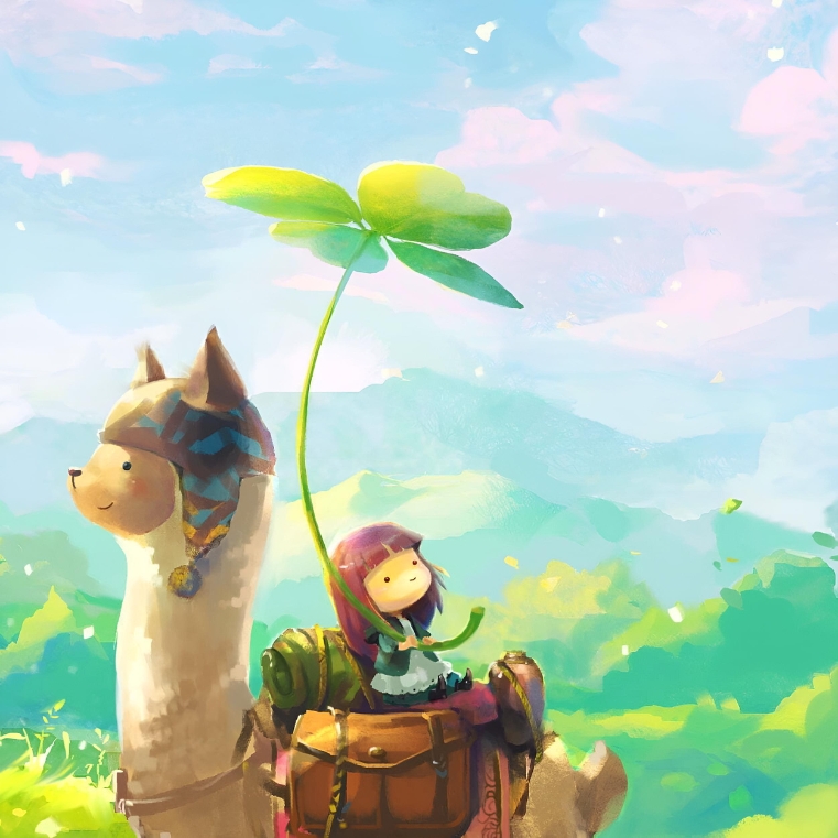 Avatar cỏ 4 lá may mắn