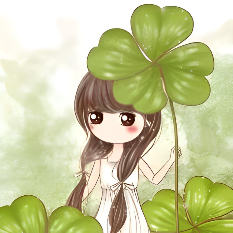 Hình nền cỏ 4 lá may mắn avatar đẹp
