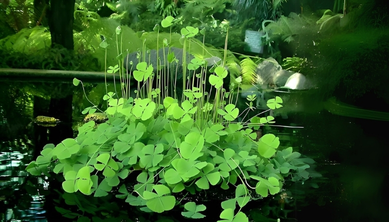 Hình nền cỏ 4 lá đẹp