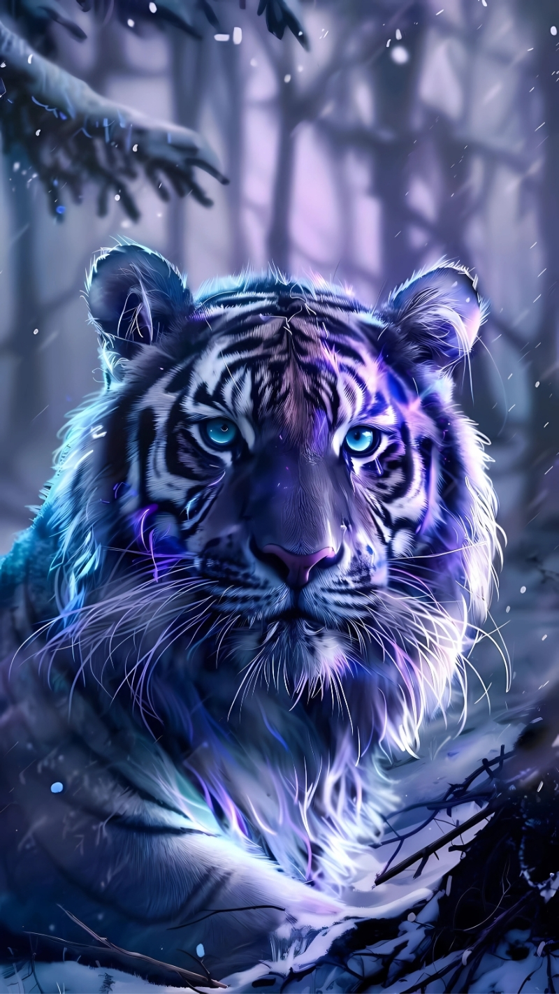 Ảnh nền con hổ 3D cực nét