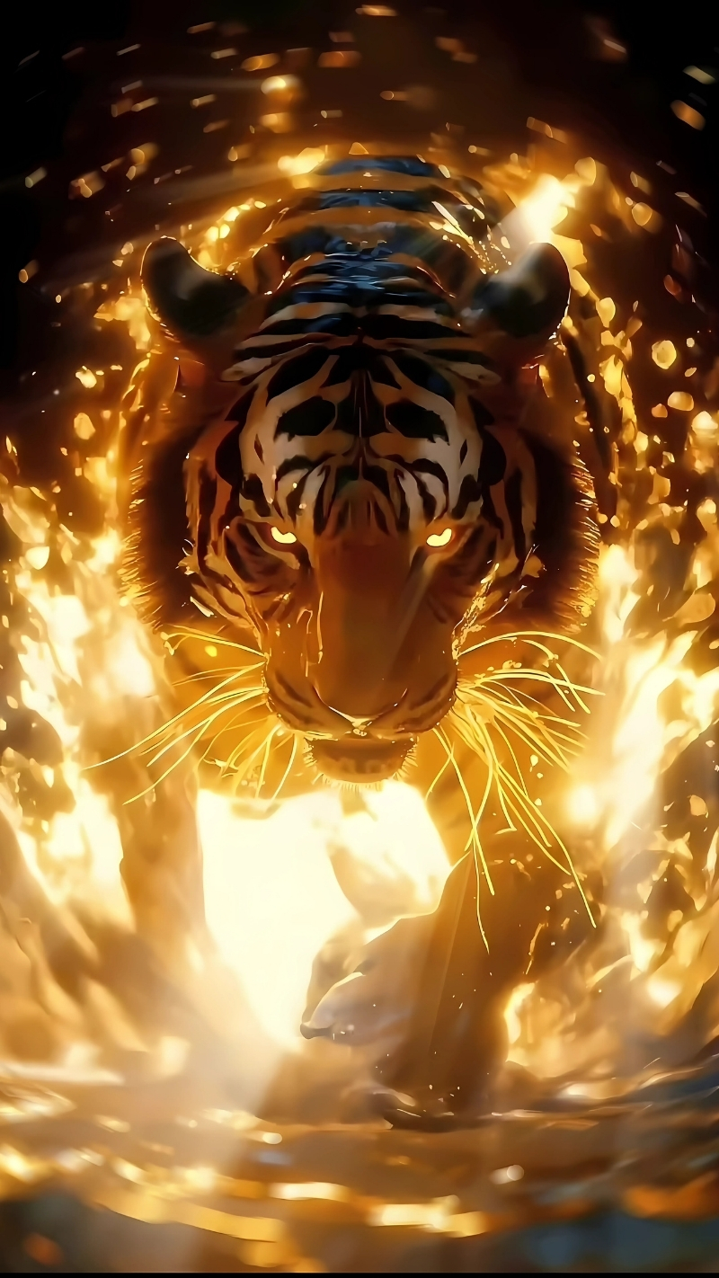 Ảnh nền con hổ 3D full HD