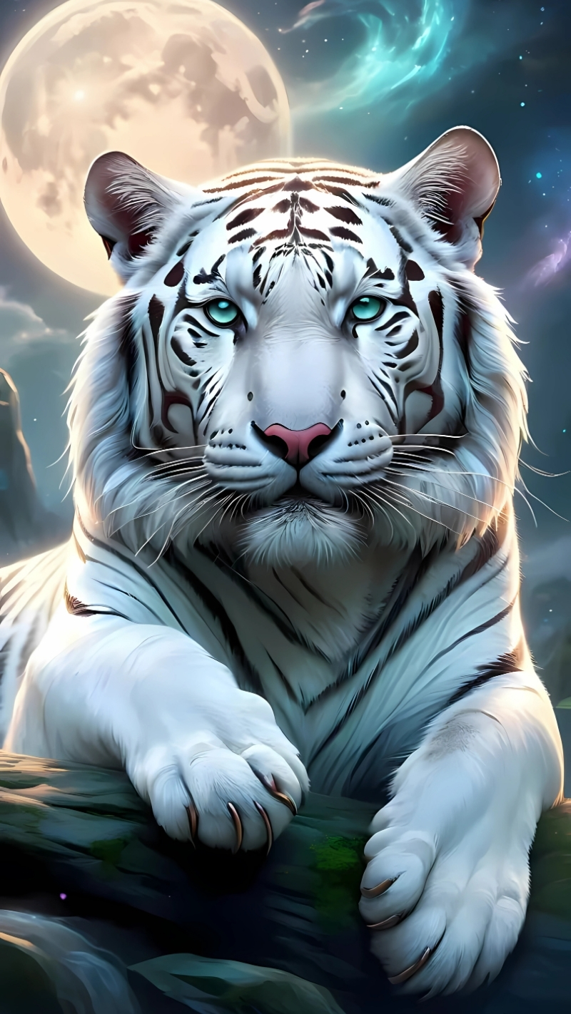 Bộ sưu tập hình ảnh hổ trắng nghệ thuật