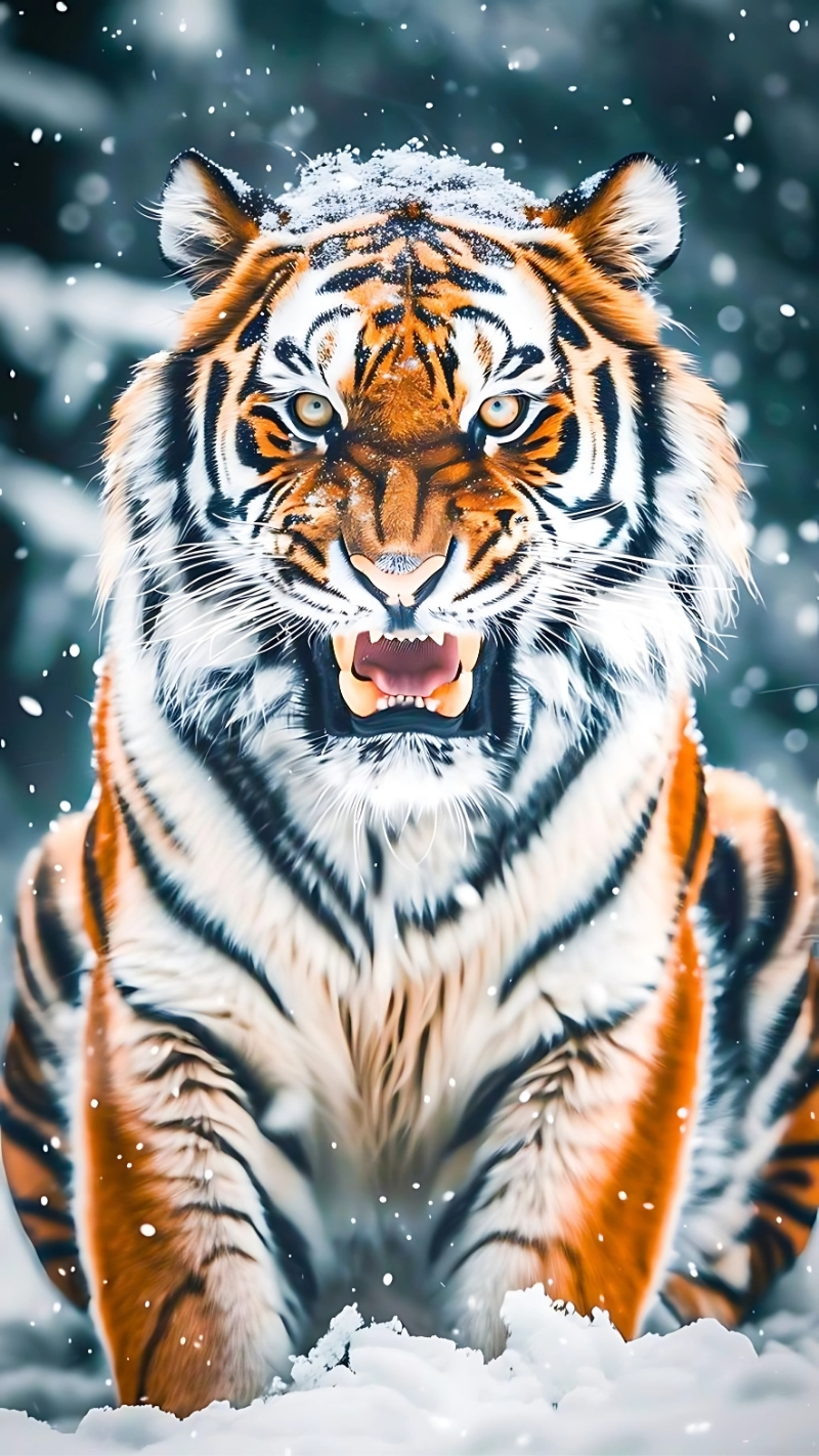 Bộ sưu tập hình nền con hổ 3D cho laptop