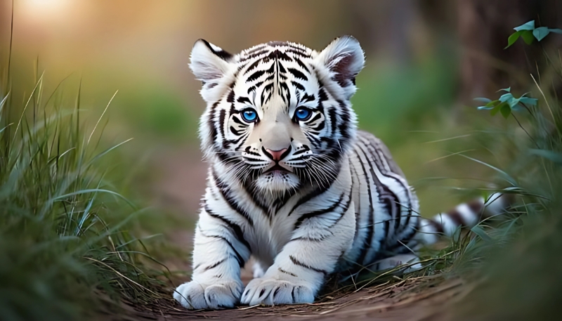 Bộ sưu tập hình nền hổ con tinh nghịch