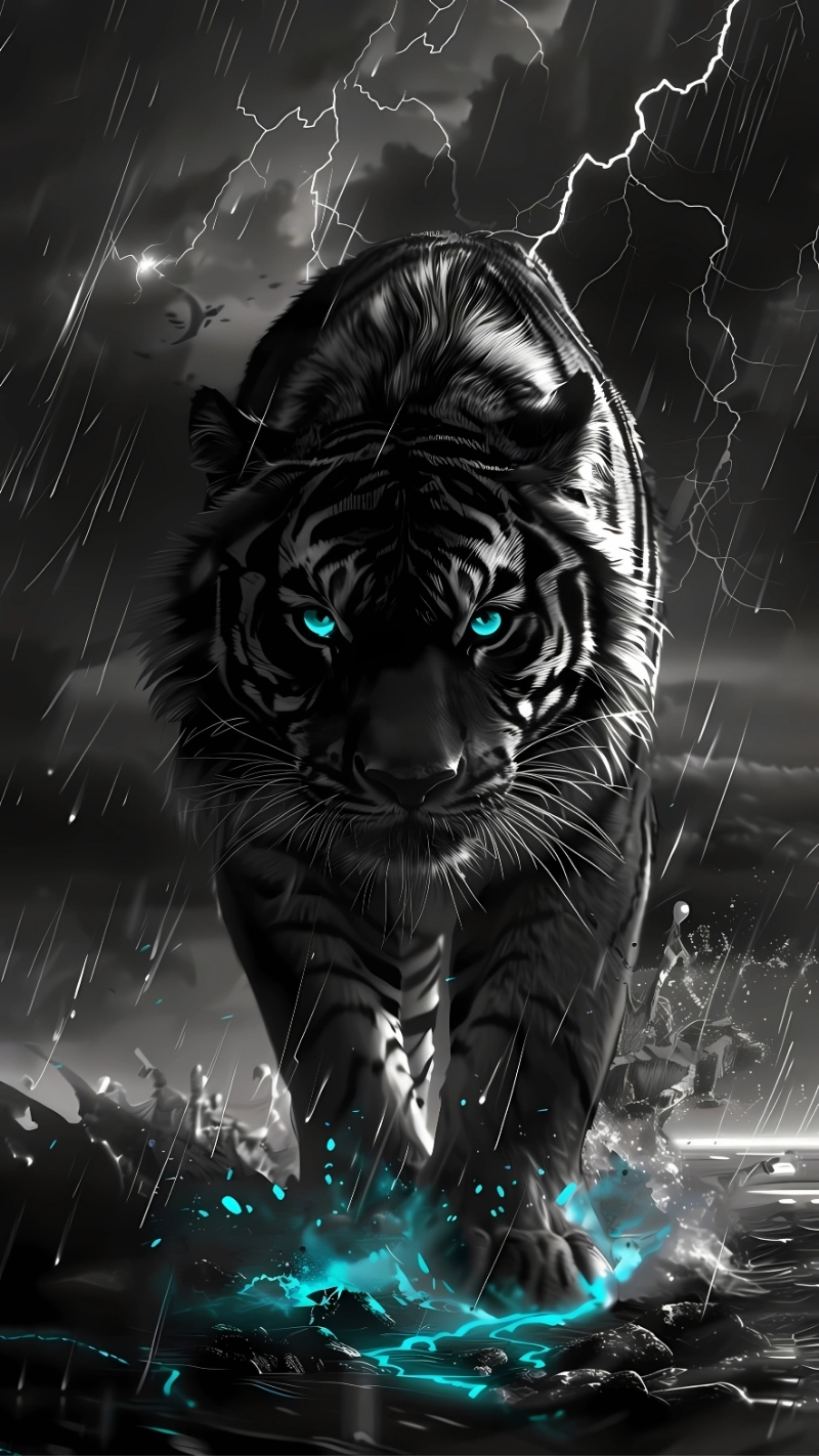 Hình ảnh con hổ 3D đẹp