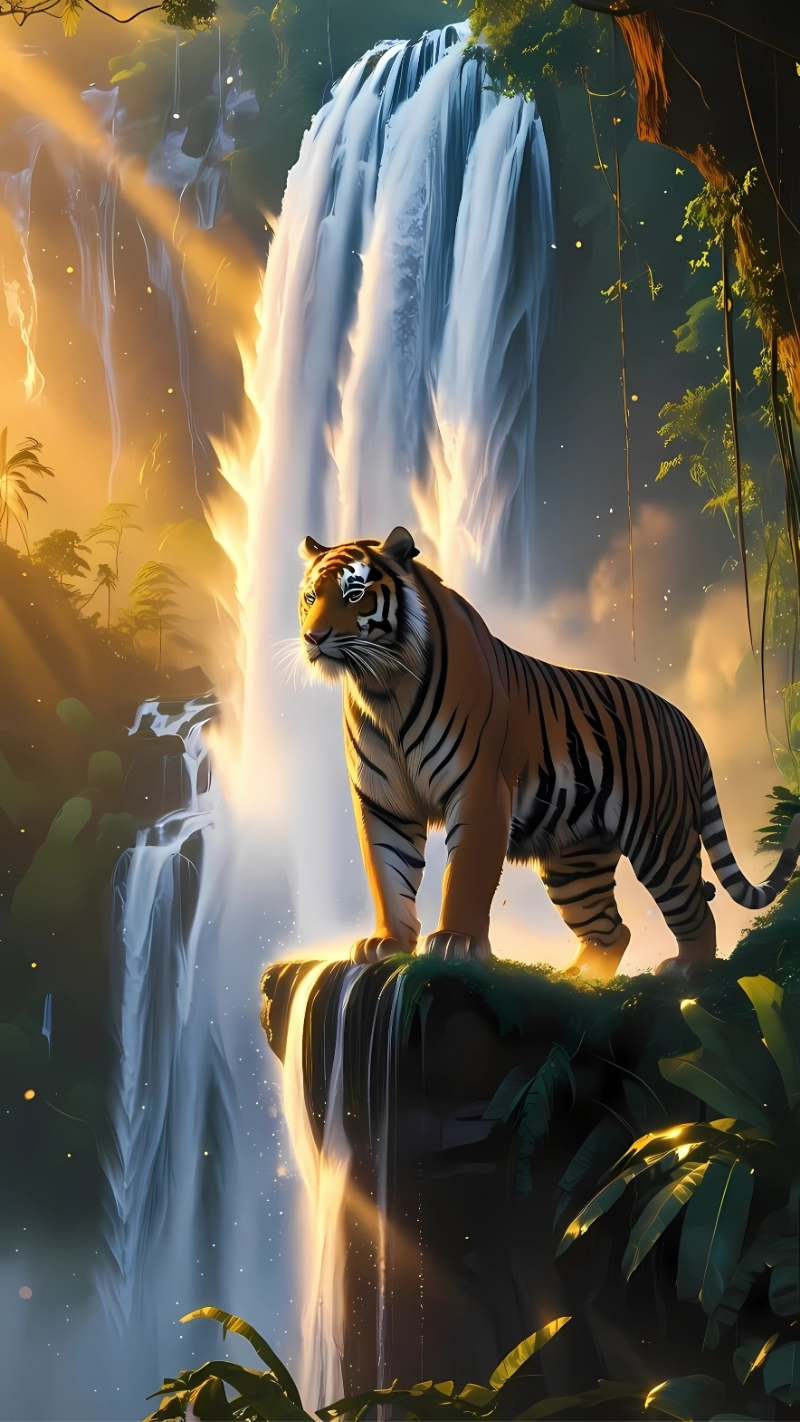 Hình ảnh con hổ 3D