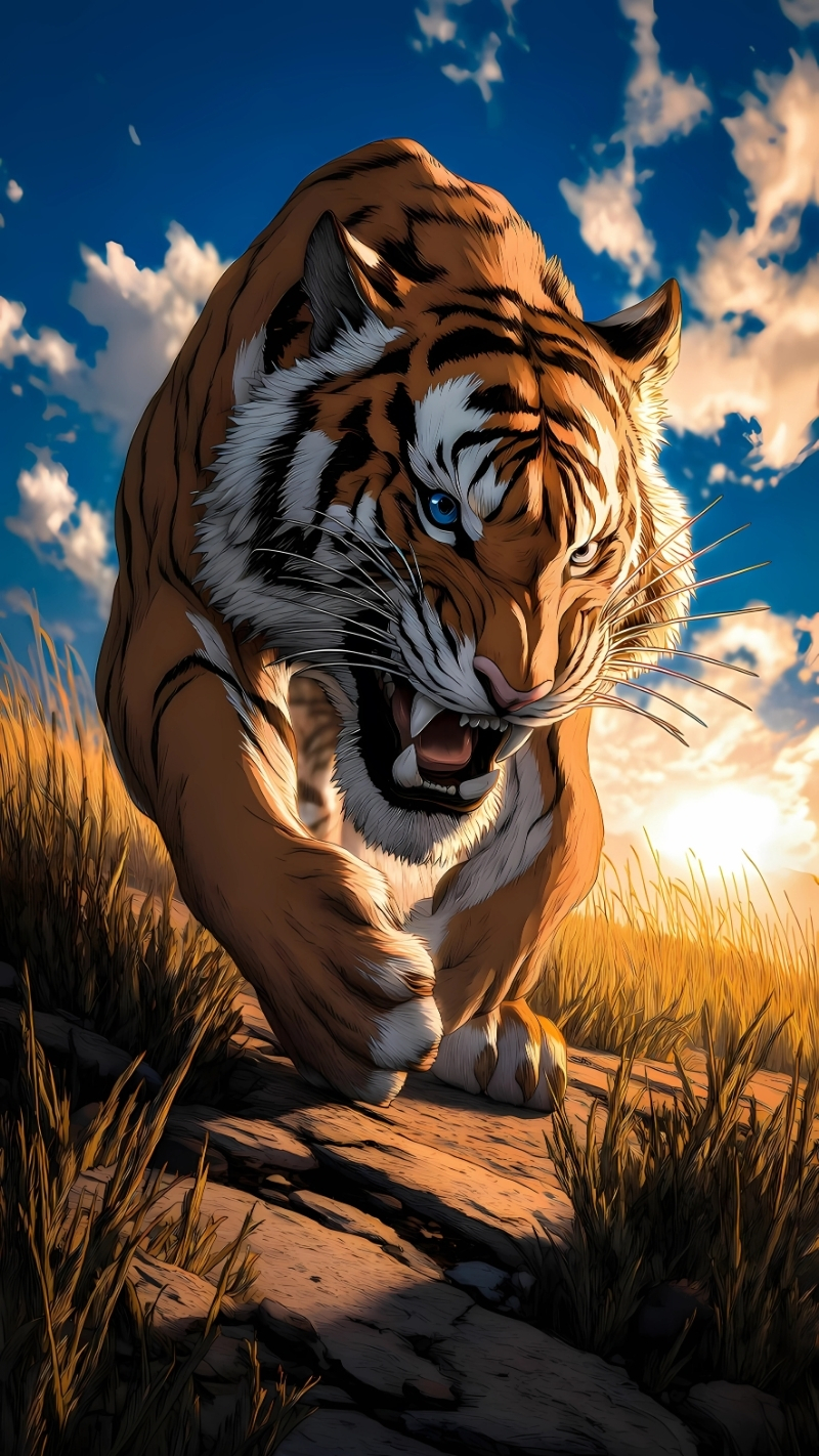 Hình ảnh con hổ siêu ngầu