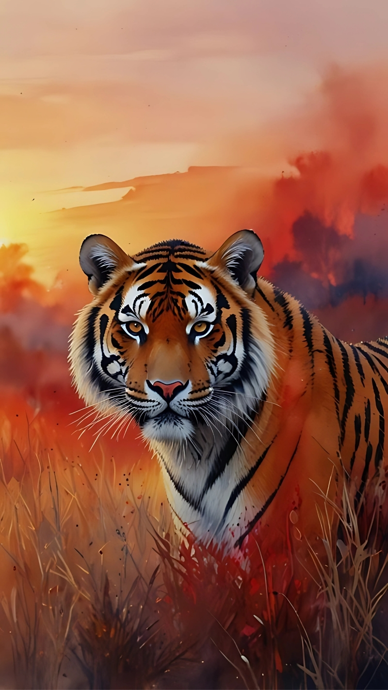 Hình nền con hổ cho iPhone