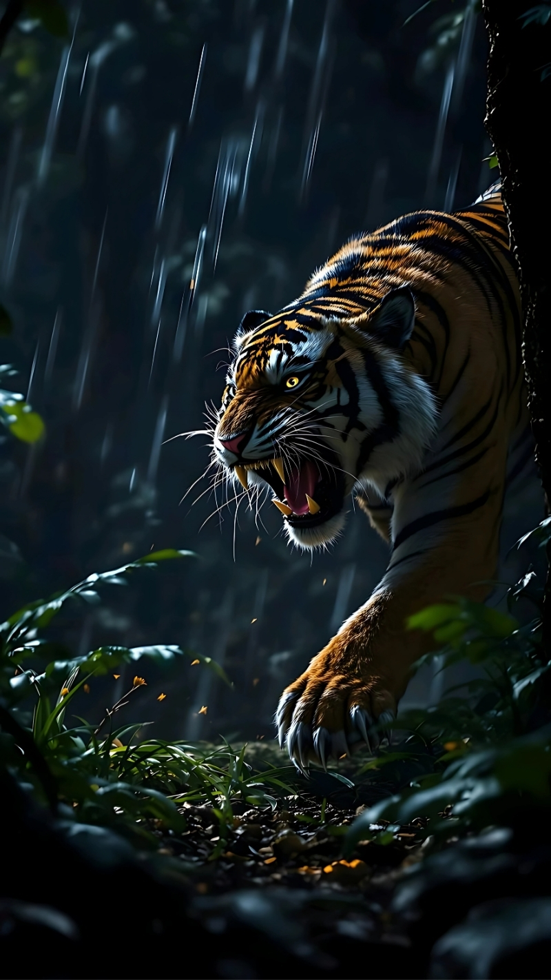 Hình nền con hổ cho máy tính