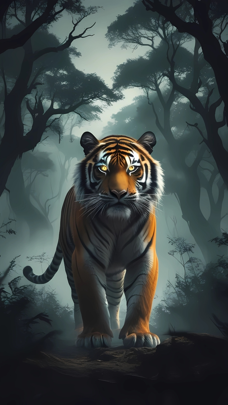 Hình nền con hổ cute