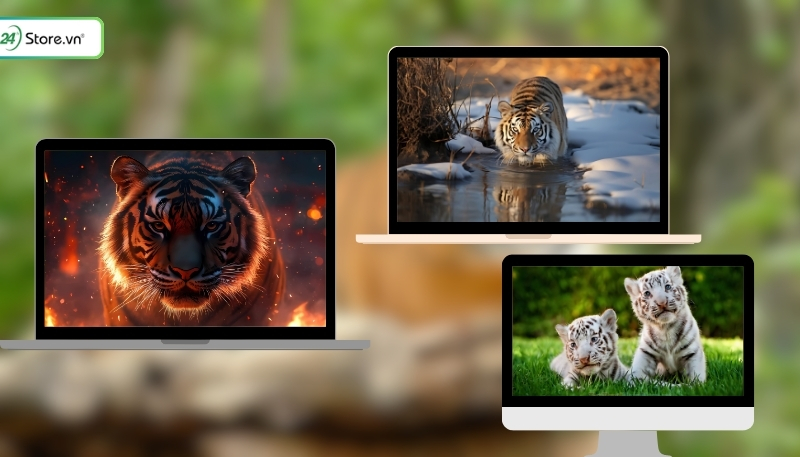 hình nền con hổ dành cho máy tính