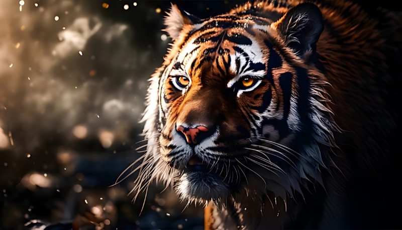 Hình nền con hổ mạnh mẽ cho smartphone