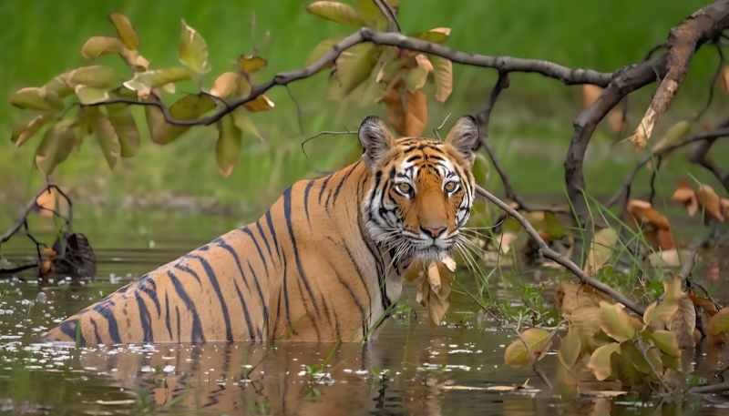 Hình nền con hổ mạnh mẽ dành cho PC