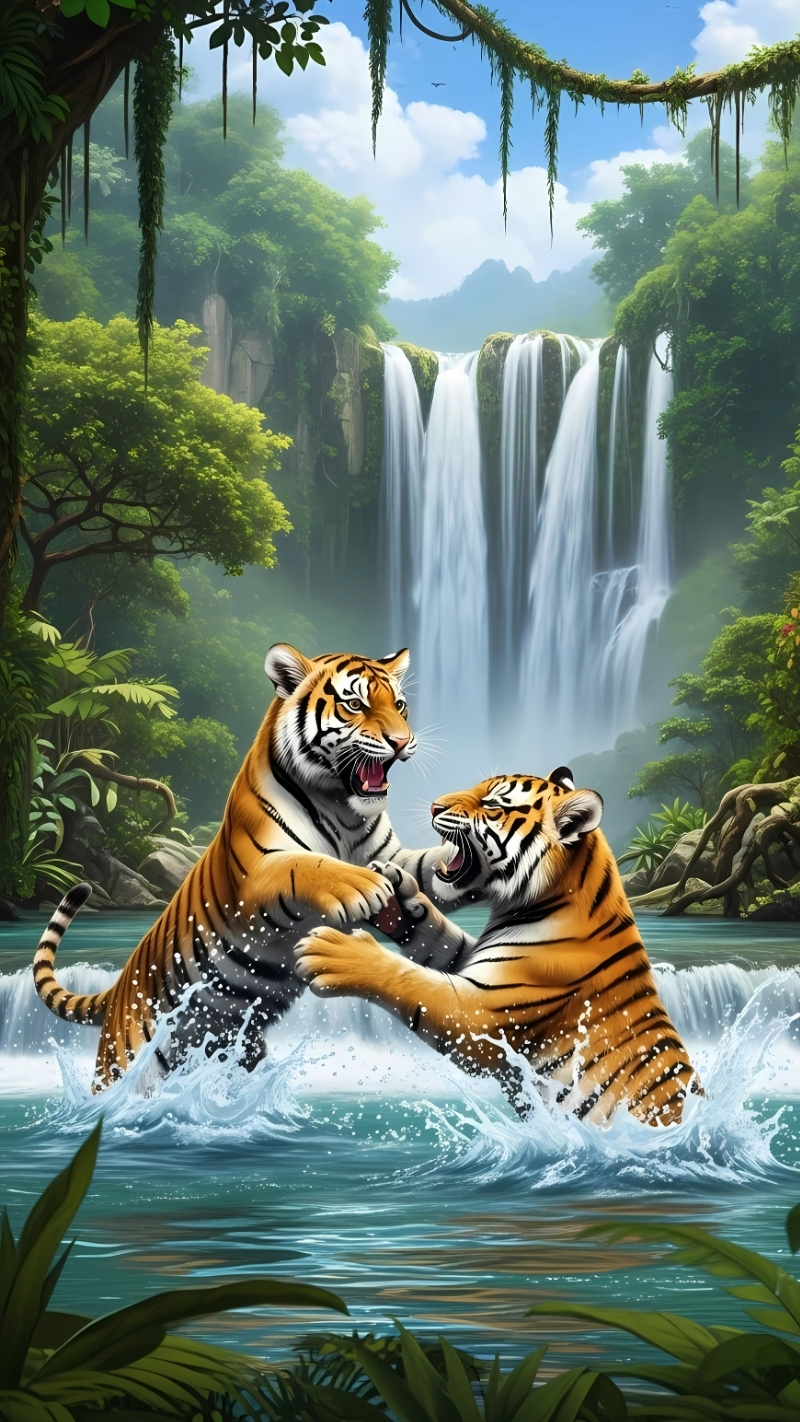 Hình nền con hổ siêu ngầu đẹp nhất