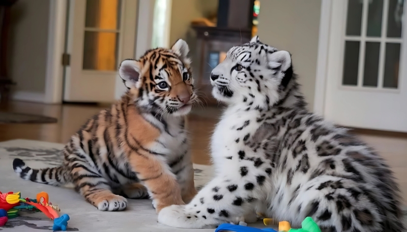 Hình nền hổ con tinh nghịch cho điện thoại