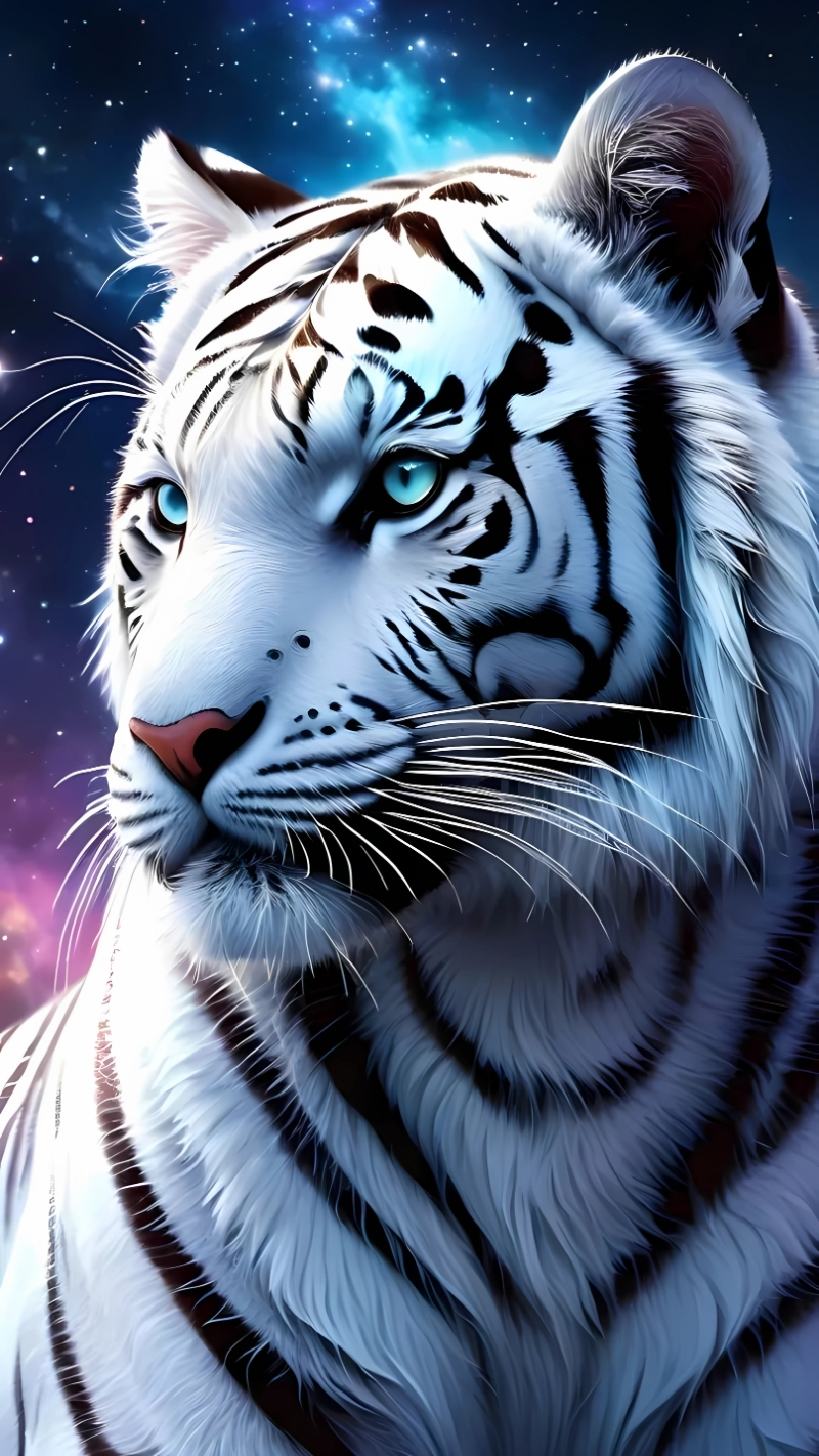 Hình nền hổ trắng cho PC