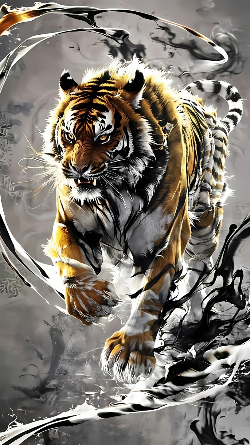 Tải hình ảnh con hổ 3D