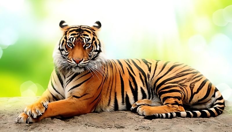 Tải hình nền con hổ mạnh mẽ chất lượng cao