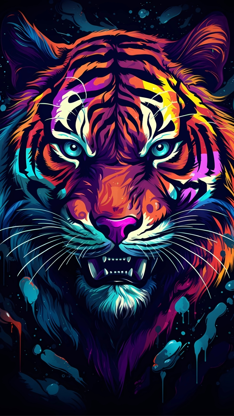 Tải hình nền con hổ siêu ngầu