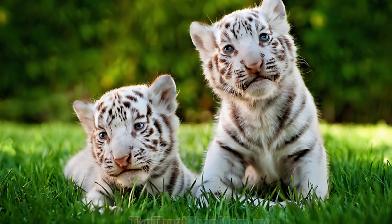 Tải hình nền hổ con tinh nghịch cute