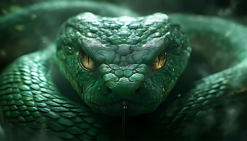 ảnh nền con rắn 4k cá tính