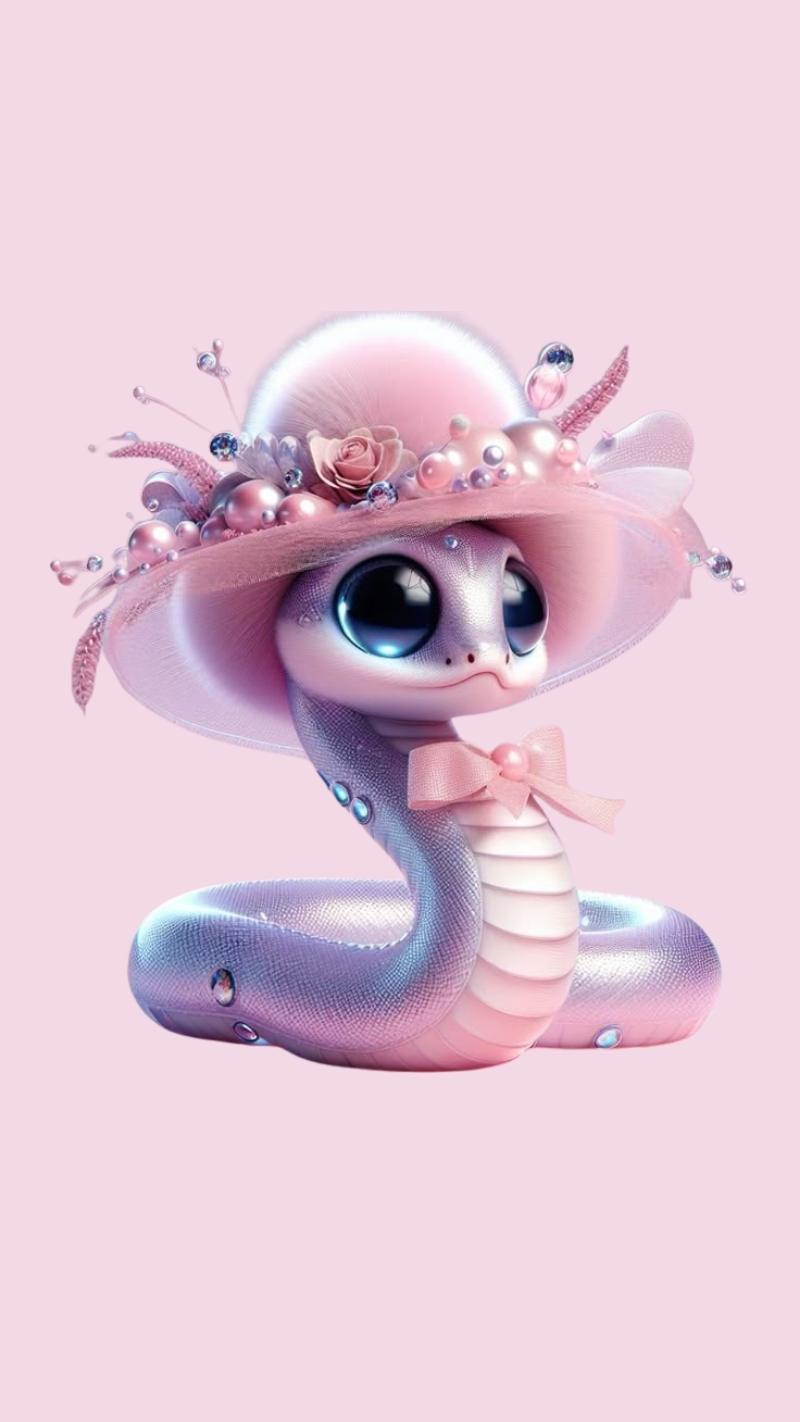 ảnh nền con rắn chibi đặc sắc