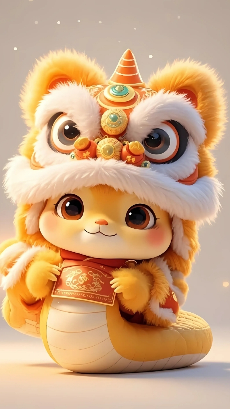 ảnh nền con rắn chibi thu hút