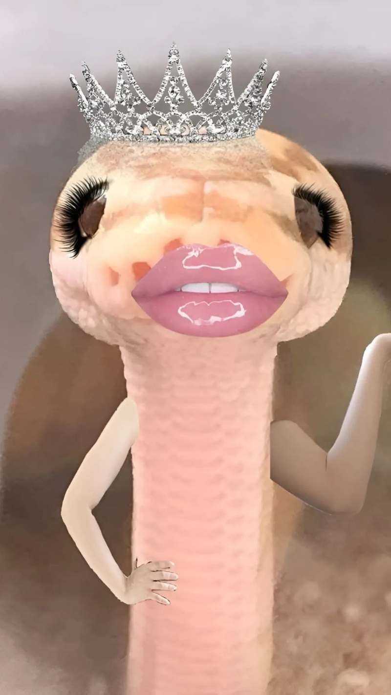 ảnh nền con rắn cute bắt mắt