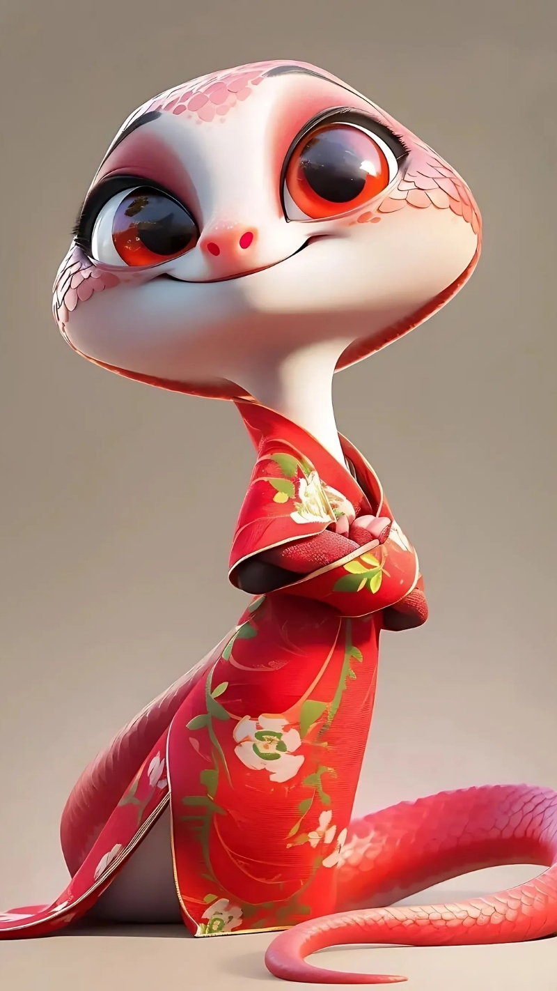 ảnh nền con rắn cute cá tính