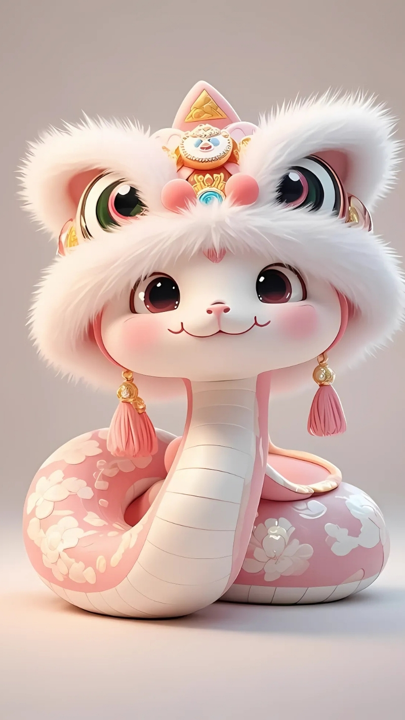 ảnh nền con rắn cute sáng tạo