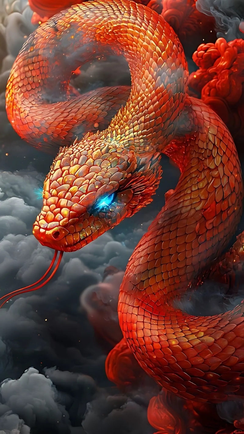 ảnh nền con rắn ngầu sinh động