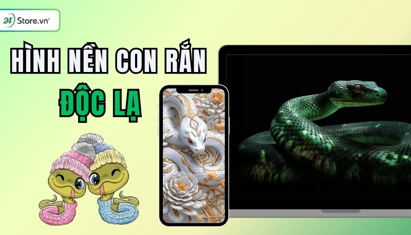 hình nền con rắn mở đầu bài