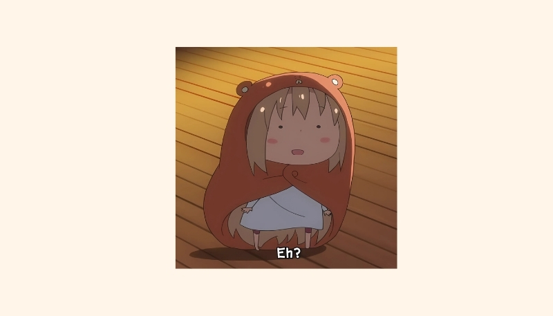 ảnh nền cute có chữ anime meme cô gái màu cam dễ thương