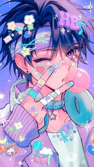 ảnh nền cute có chữ chibi cực ngầu và dễ thương