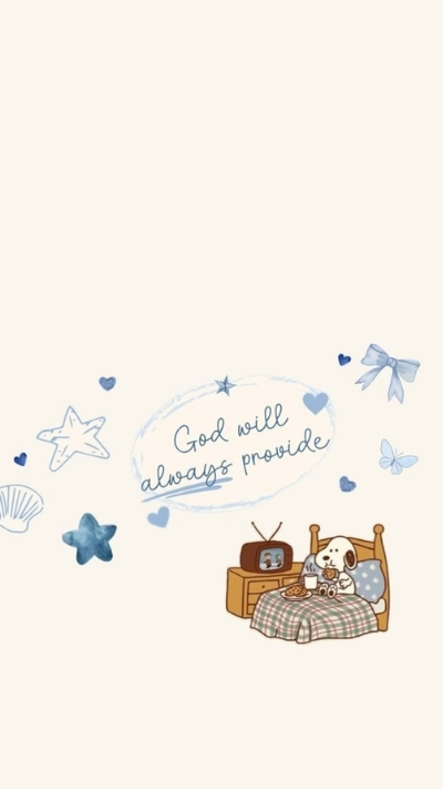 ảnh nền cute có chữ chú chó hoạt hình