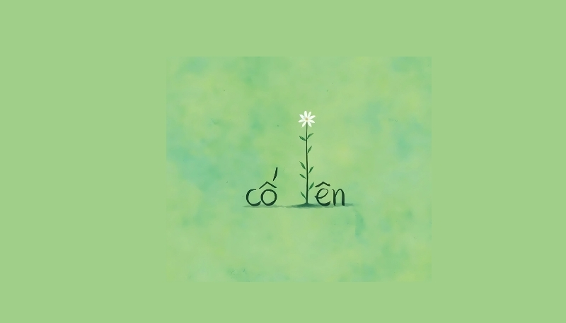 ảnh nền cute có chữ cố lên
