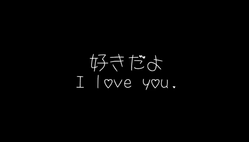ảnh nền cute có chữ I love you đen trắng