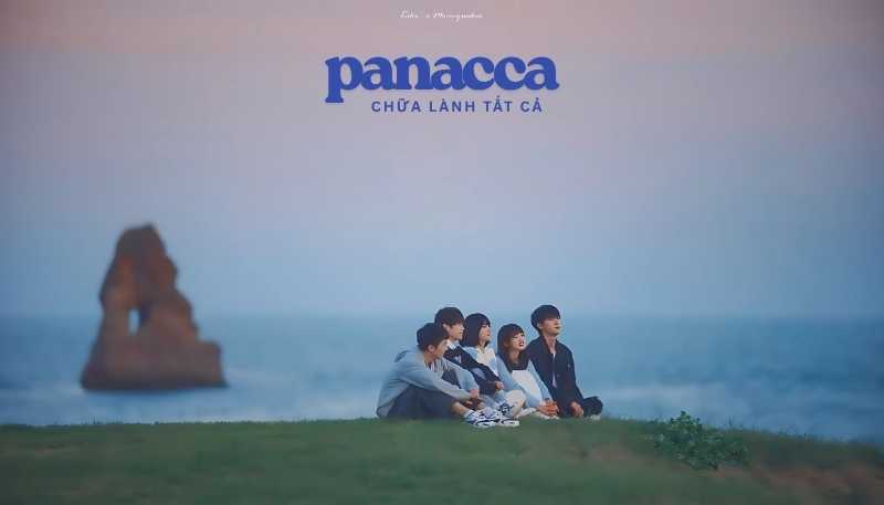 ảnh nền cute có chữ panacca chữa lành tất cả
