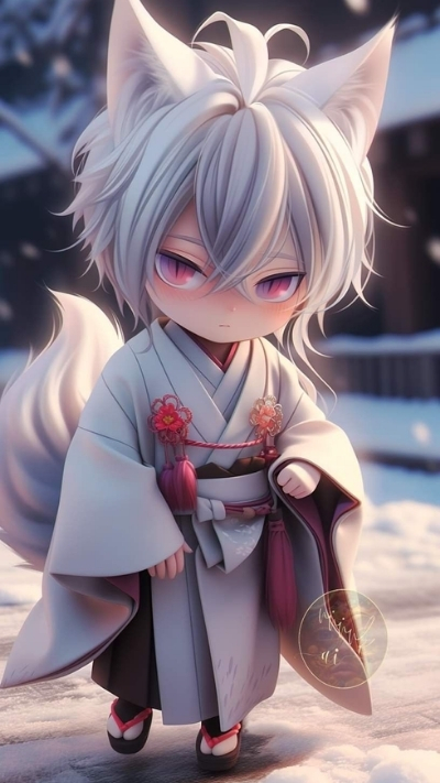 ảnh nền cute có chữ tóc bạch kim