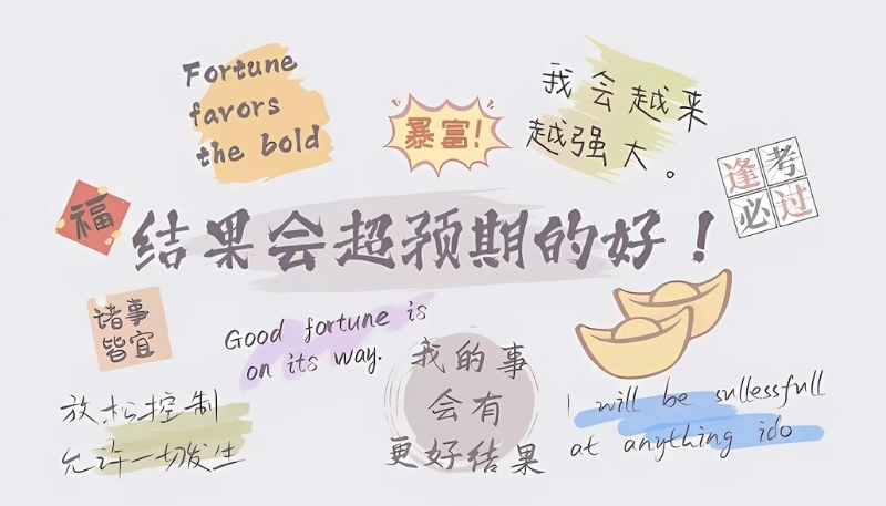 ảnh nền cute có chữ Trung Quốc nỗ lực