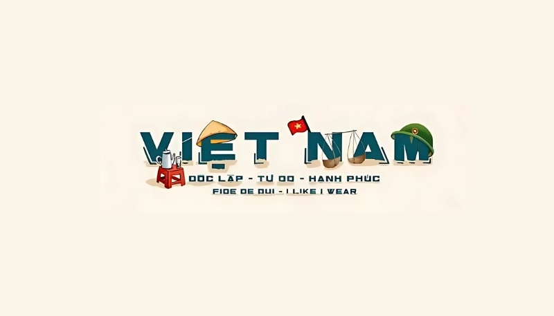 ảnh nền cute có chữ Việt Nam tổ quốc