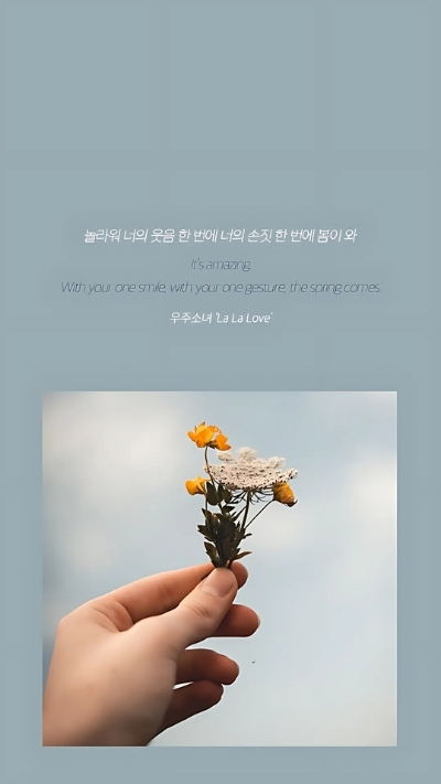 hình ảnh nền cute có chữ Hàn Quốc hài hước