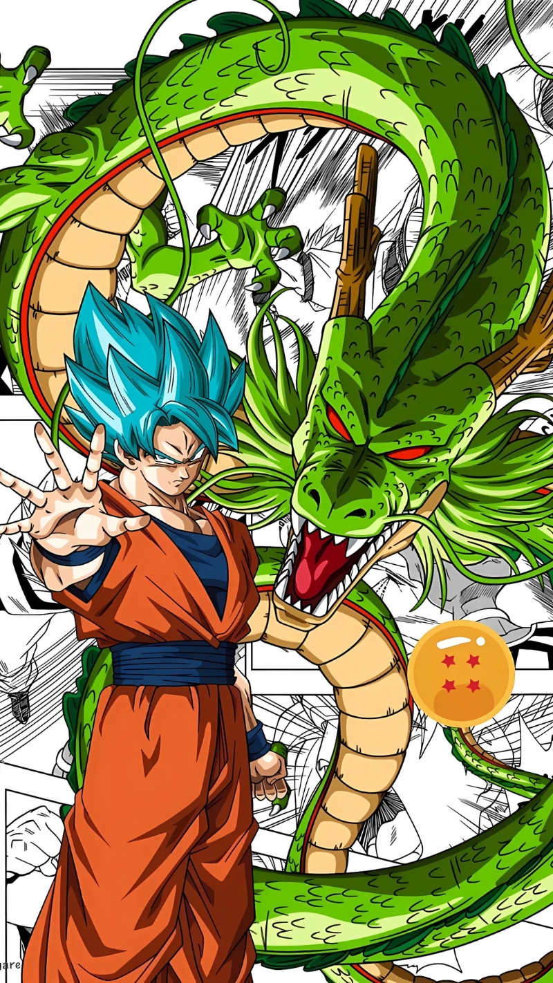 ảnh nền điện thoại dragon ball ấn sáng