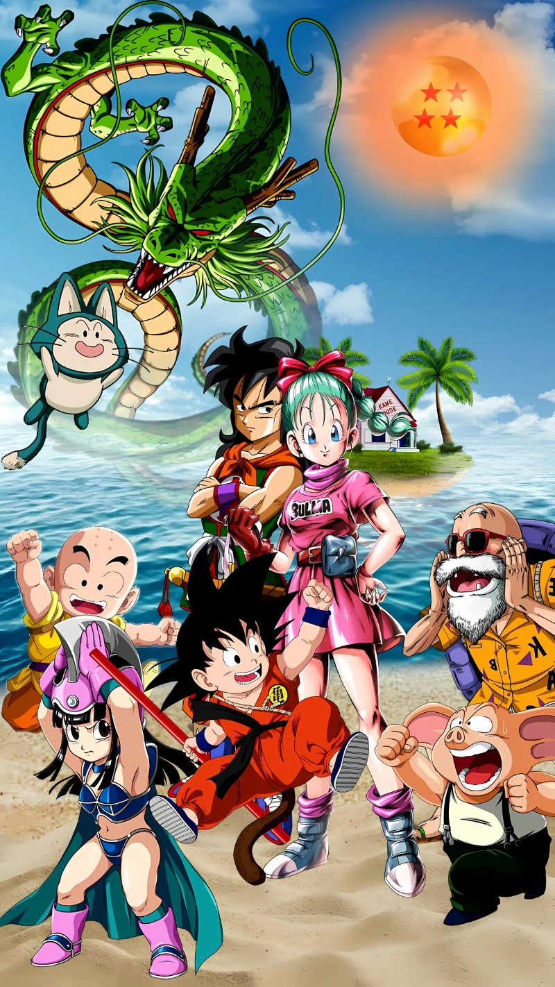 ảnh nền điện thoại dragon ball hồi hộp