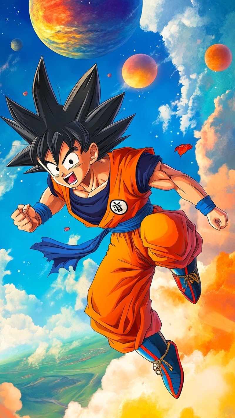 ảnh nền điện thoại dragon ball mềm mại