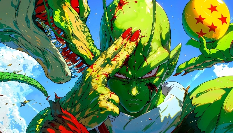 ảnh nền dragon ball màu xanh đẹp