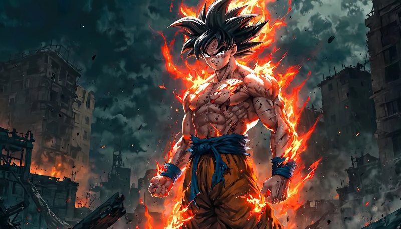 ảnh nền dragon ball songoku chân thực nhất