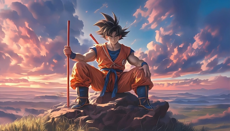 ảnh nền dragon ball songoku nổi bật