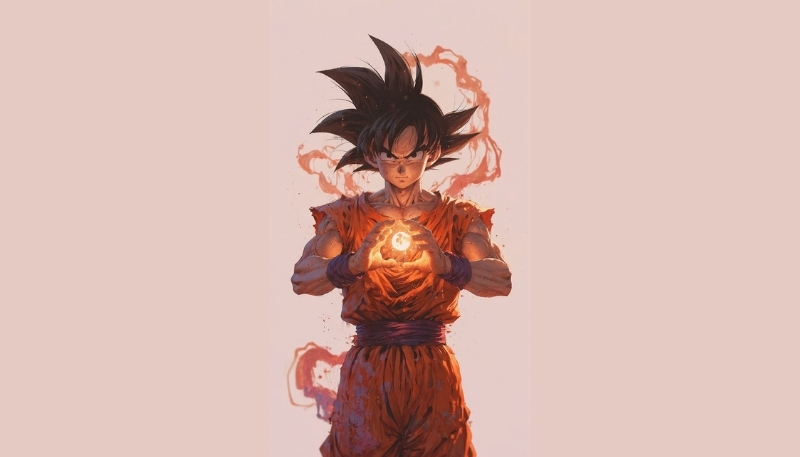 ảnh nền dragon ball songoku sống động